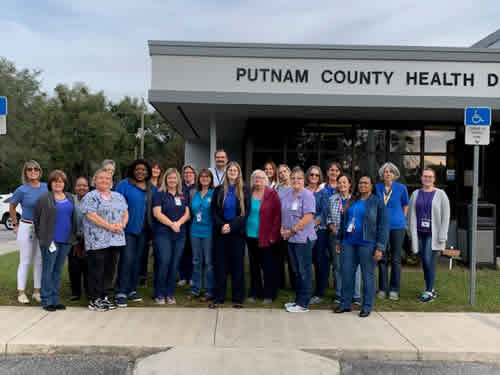 DOH-Putnam has the Blues for Diabetes Awareness